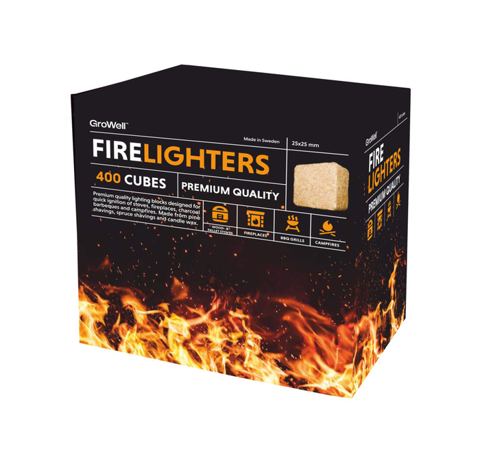 Tändkuber 400-pack Growell